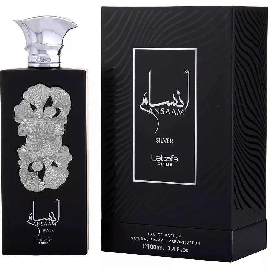 Ansaam Silver Lattafa Perfumes 100ml (Dubai)