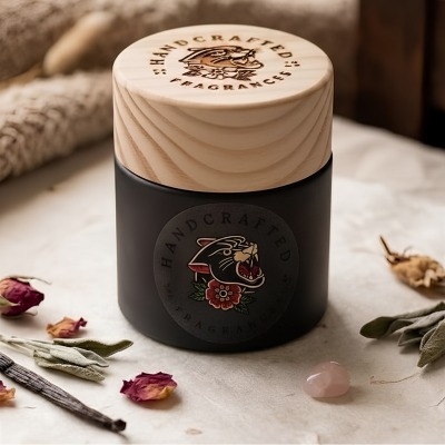 150ml Black Frosted (With Our Label)